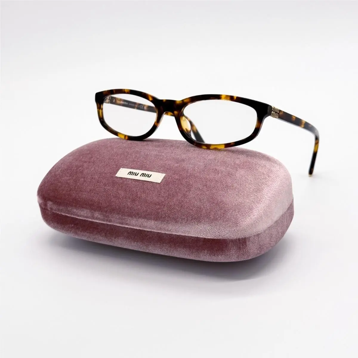 MUA06S 14L08N Havana Women Eyeglasses Smu A06 by Miu Miu