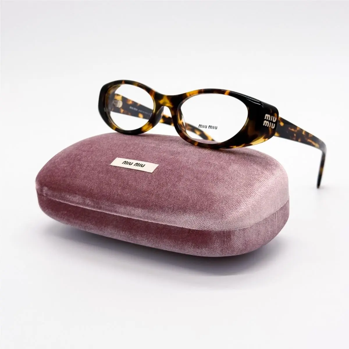 MU03ZV 14L1O1 Havana Brown Women Eyeglasses Vmu 03Z by Miu Miu