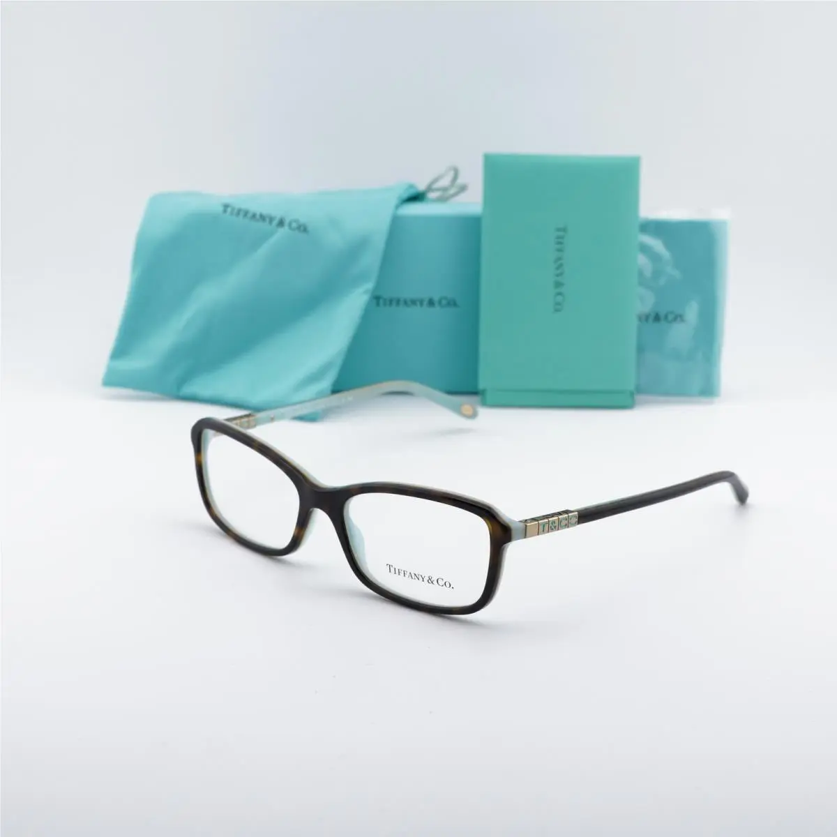 Tiffany Co. TF2075 8134 Havana/blue 53mm Eyeglasses