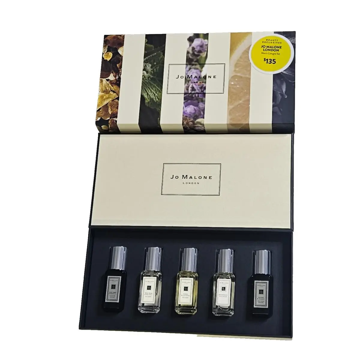 Men`s Cologne Collection 5 Pieces Set Travel Size 5x9ml by Jo Malone