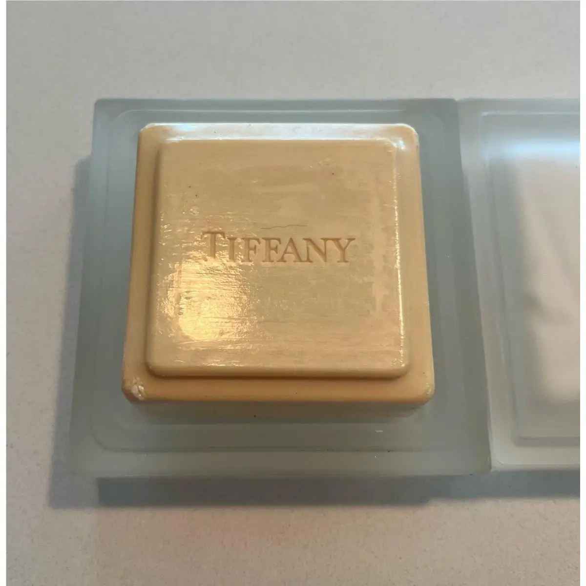 Tiffany Co. 3.52 Oz. Net Wt. 100G Perfumed Soap in Glass