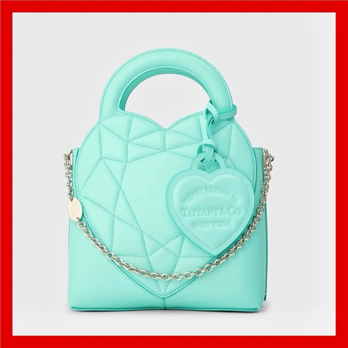 Tiffany Co. Return to Tiffany York Mini Padded Tote Bag Tiffany Blue by Tiffany & Co.