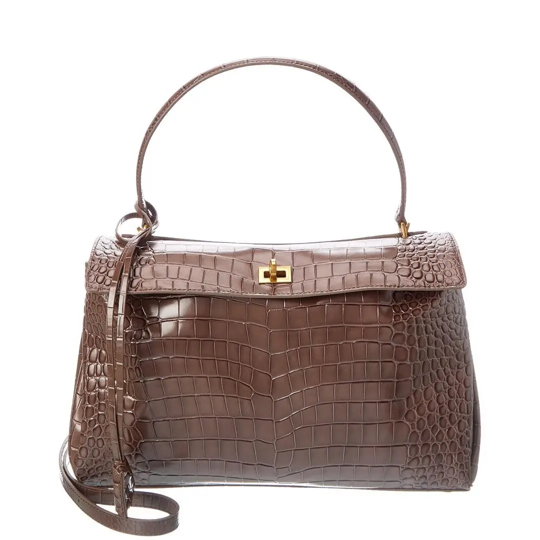 Tiffany Fred Paris Large Smooth Leather Tote Women`s Brown