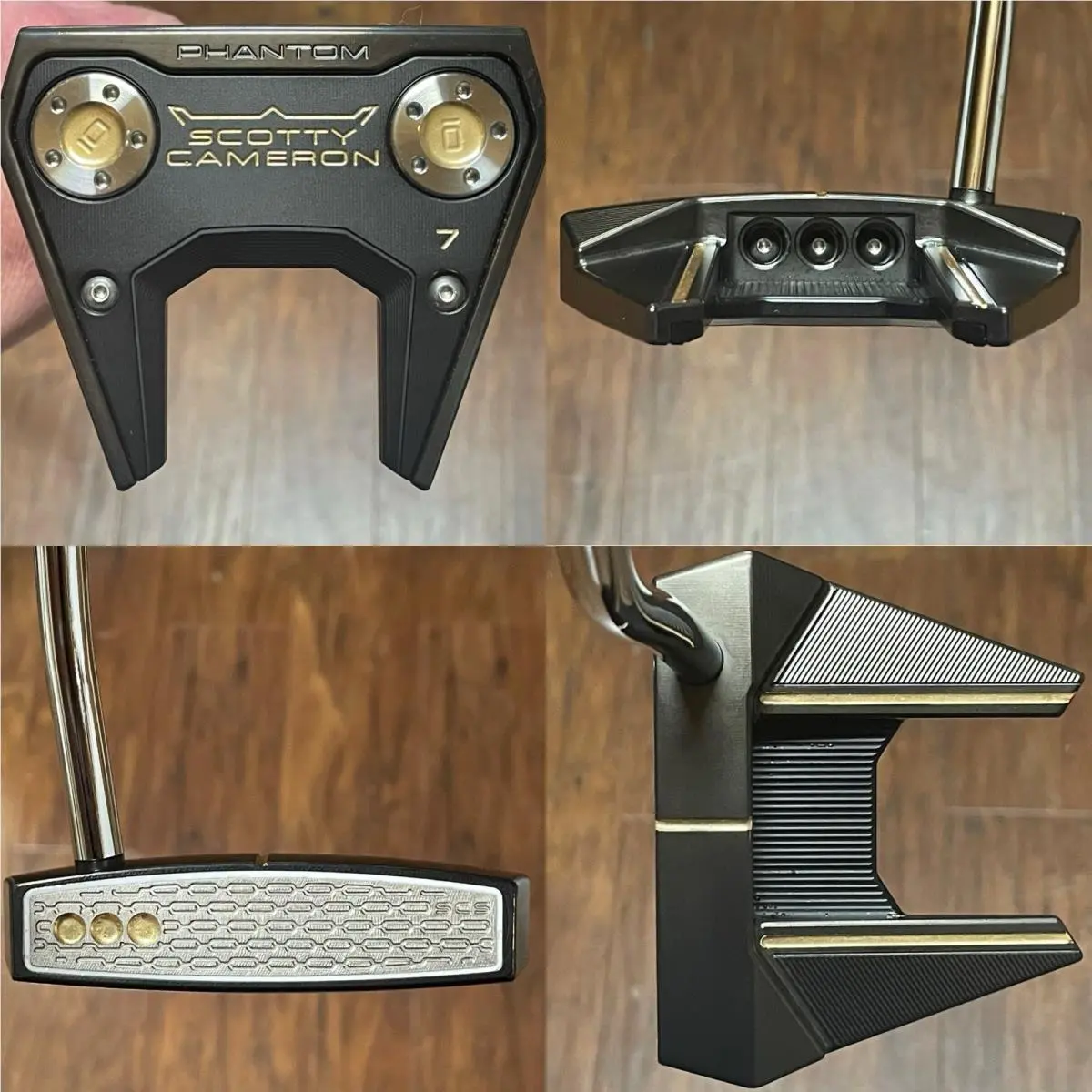 Scotty Cameron 2026 Phantom 7 Putter - LH - - Xtreme Dark Finish - Gld