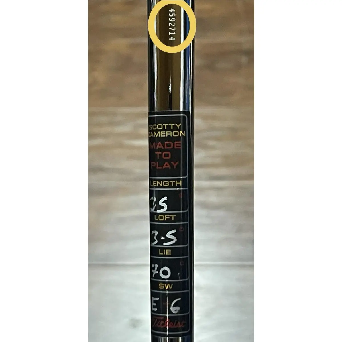 Scott  - Phantom 7 - 2026 - SCS - Xtreme Dark Finish - DLC - Gold, Lie Angle: Black 5
