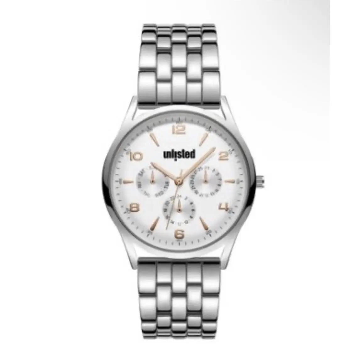 Kenneth Cole Unlisted 40mm Silver Gold Model UL51155003 Men’s Watch