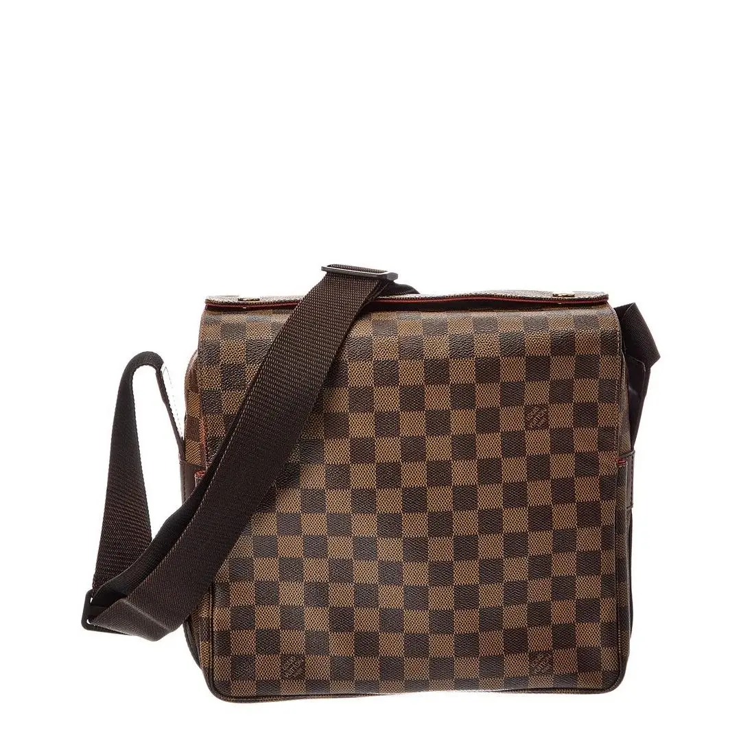 Louis Vuitton Brown Damier Ebene Canvas Naviglio Pre-loved Women`s