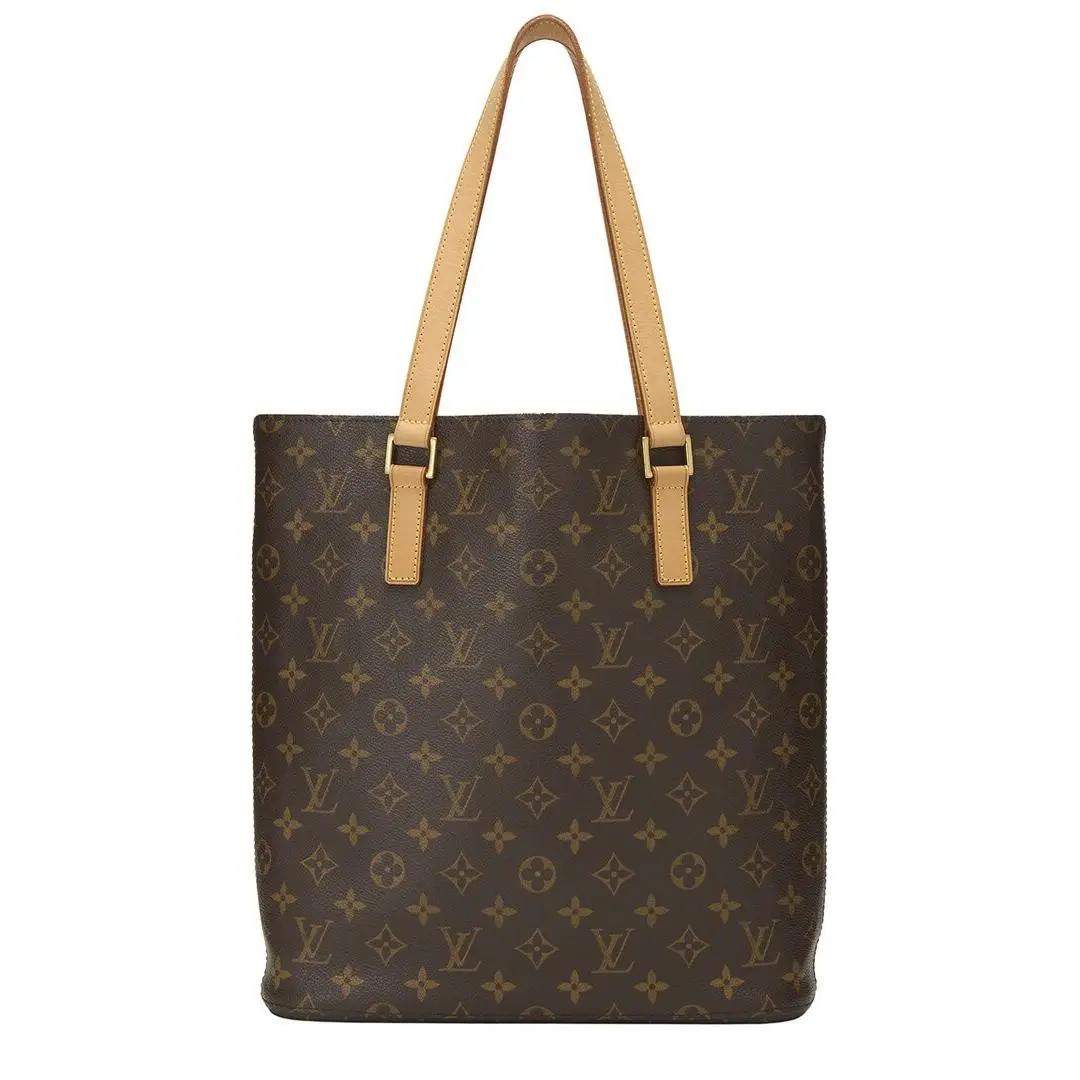 Brown Monogram Coated Canvas Vachetta Leather Vavin Gm by Louis Vuitton