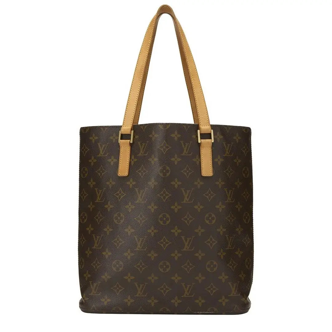 Brown Monogram Coated Canvas Vachetta Leather Vavin Gm by Louis Vuitton