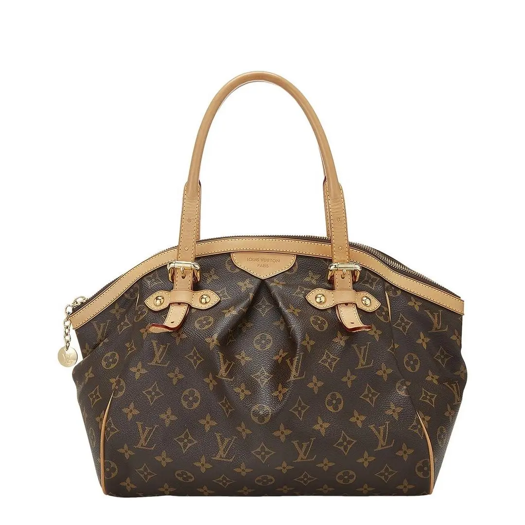Brown Monogram Coated Canvas Vachetta Leather Tivoli Gm by Louis Vuitton