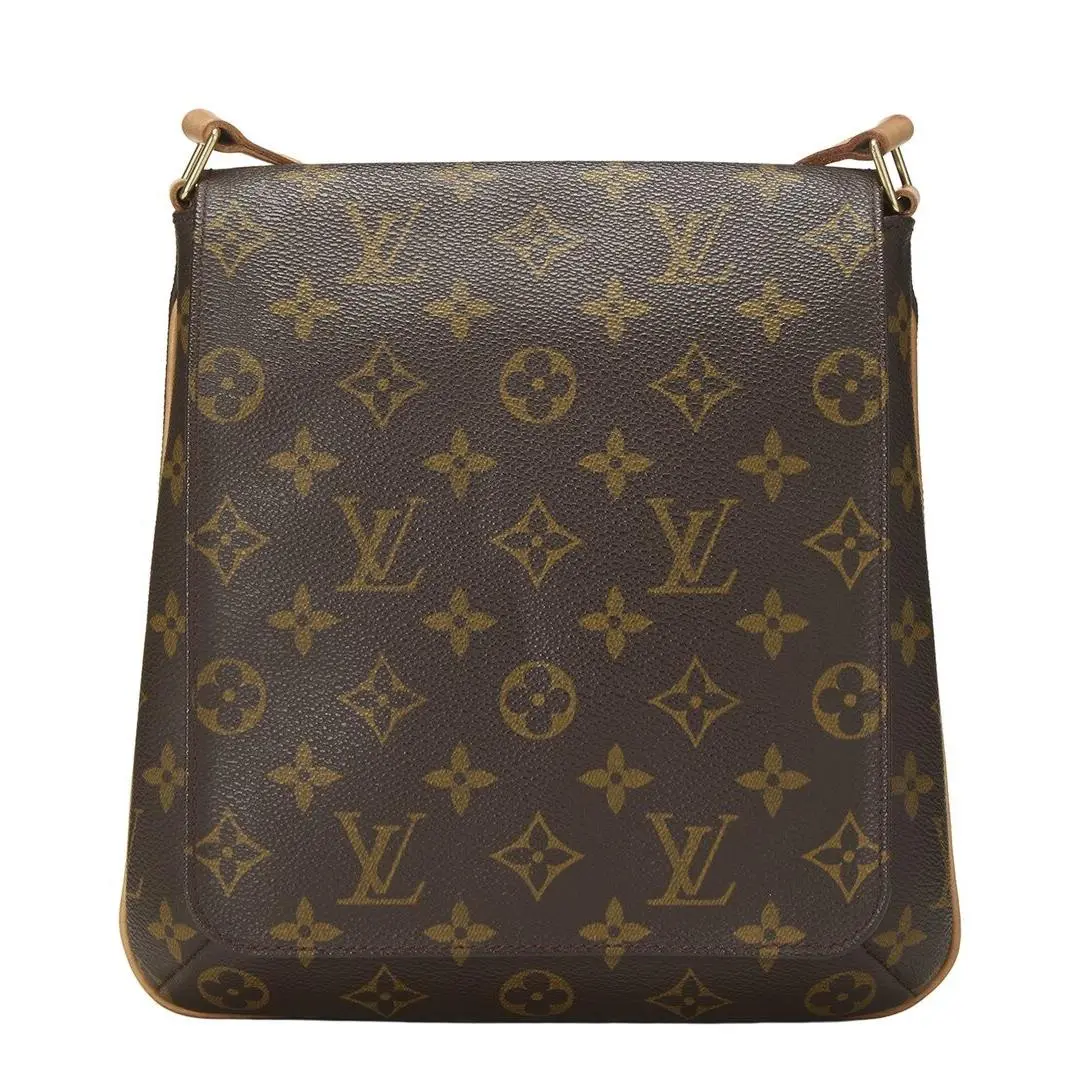 Brown Monogram Coated Canvas Vachetta Leather Musette Salsa by Louis Vuitton