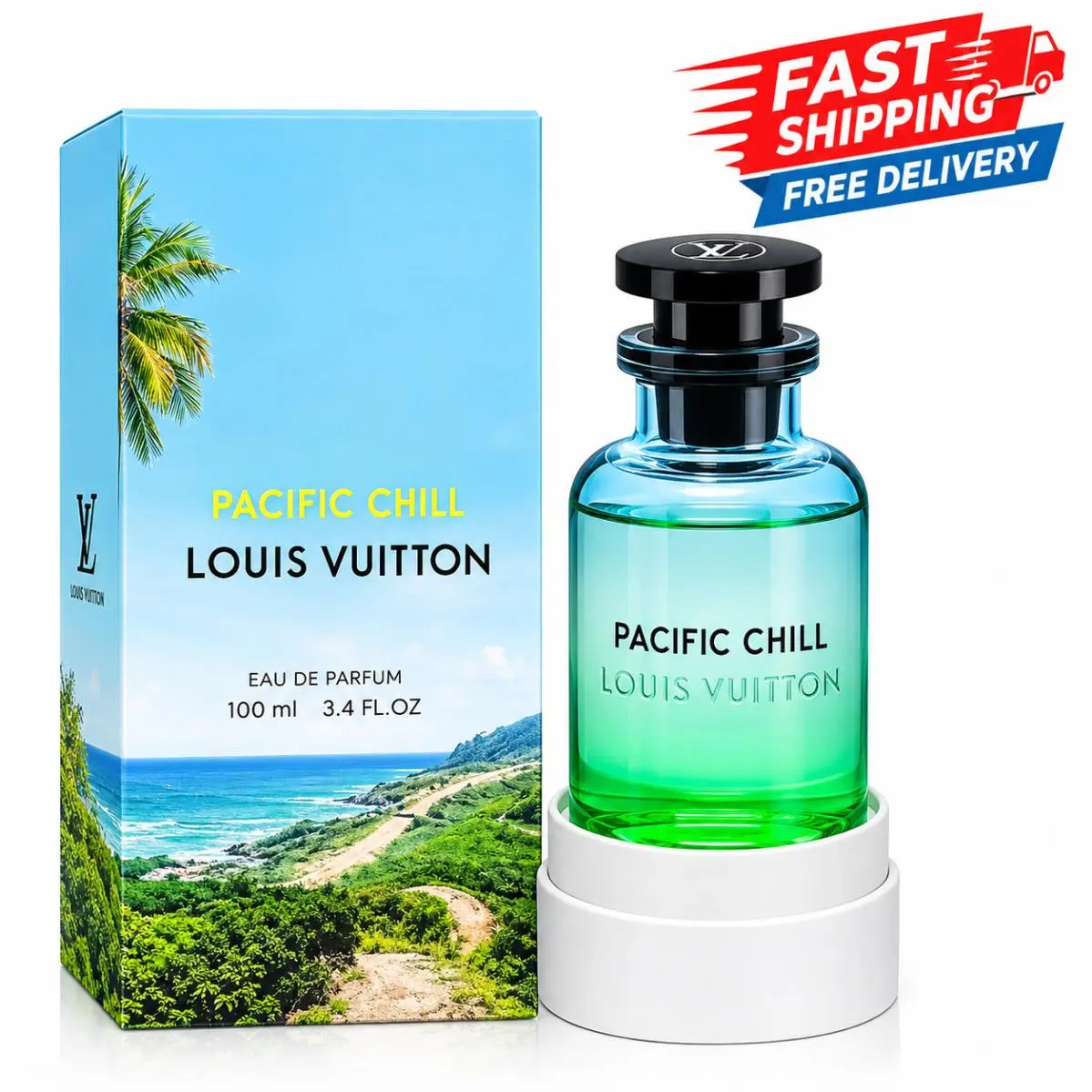 Pacific Chill Edp 3.4OZ/100ML and Box Packed by Louis Vuitton