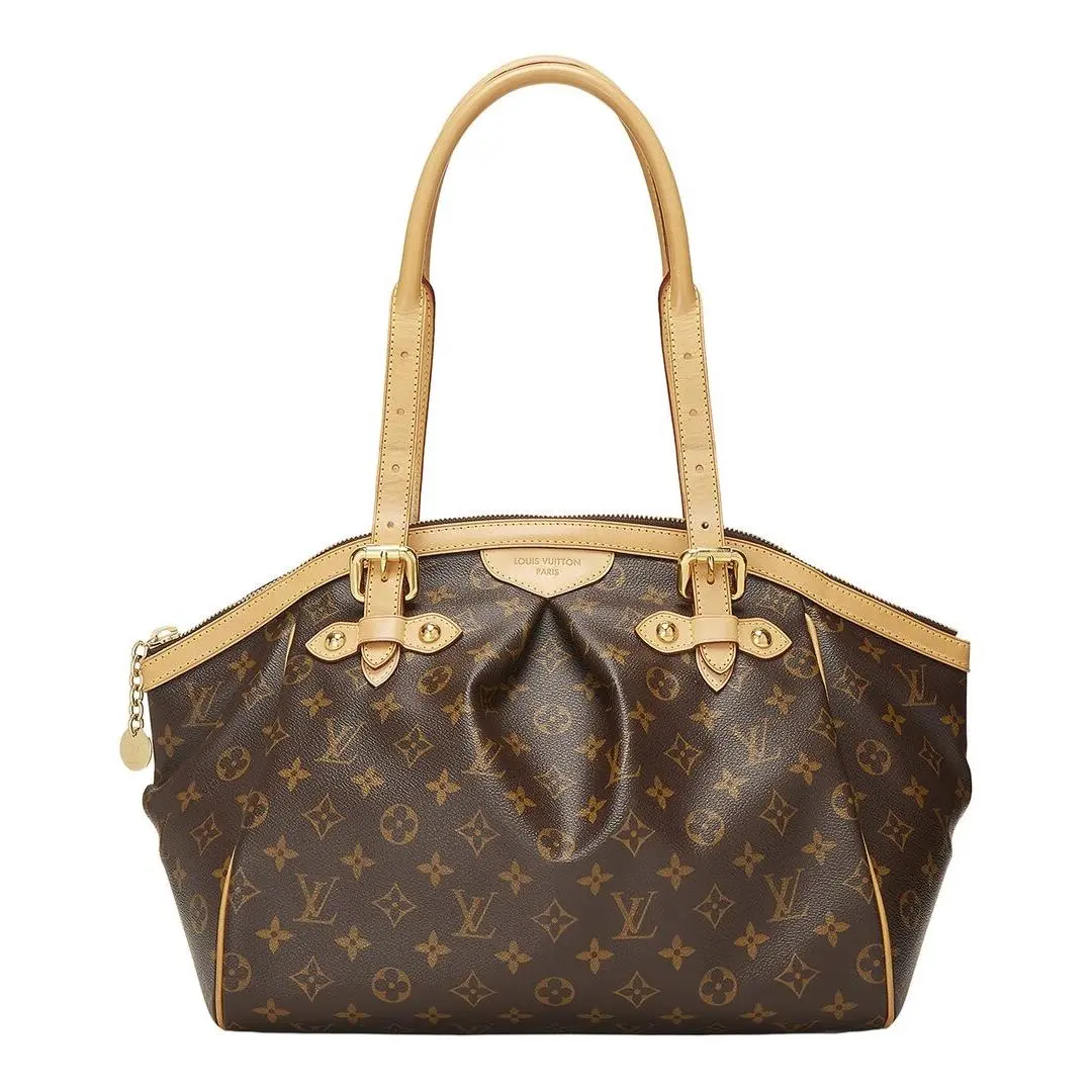 Louis Vuitton Brown Monogram Coated Canvas Vachetta Leather Tivoli Gm
