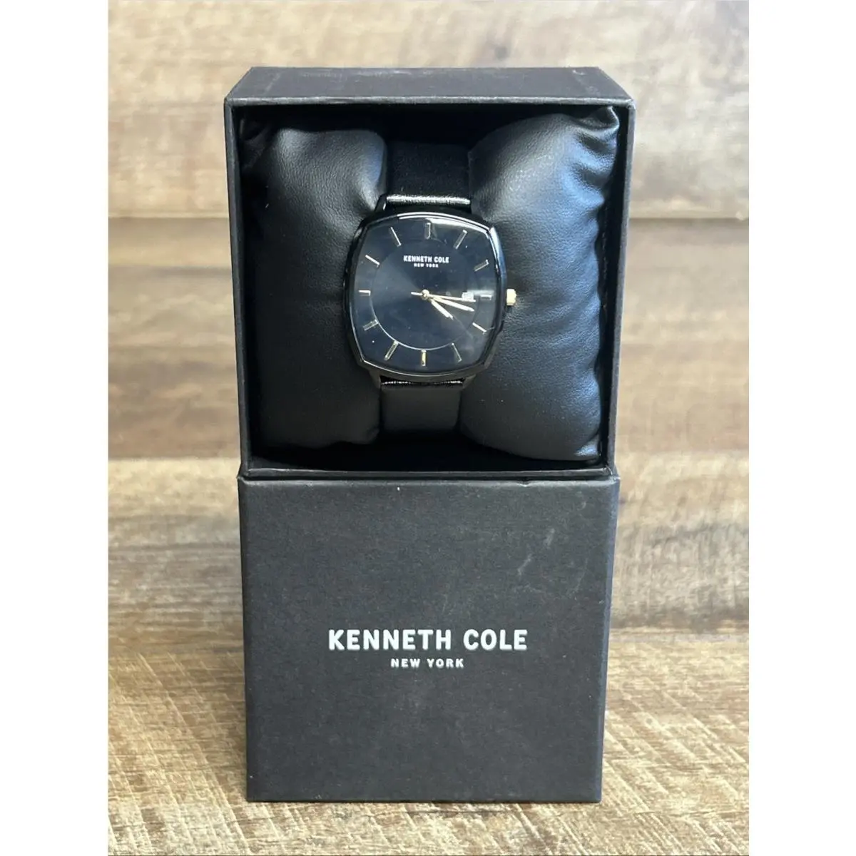 Kenneth Cole York Men KC50892012 Dress Leather Quartz 36mm Watch 7 3/4