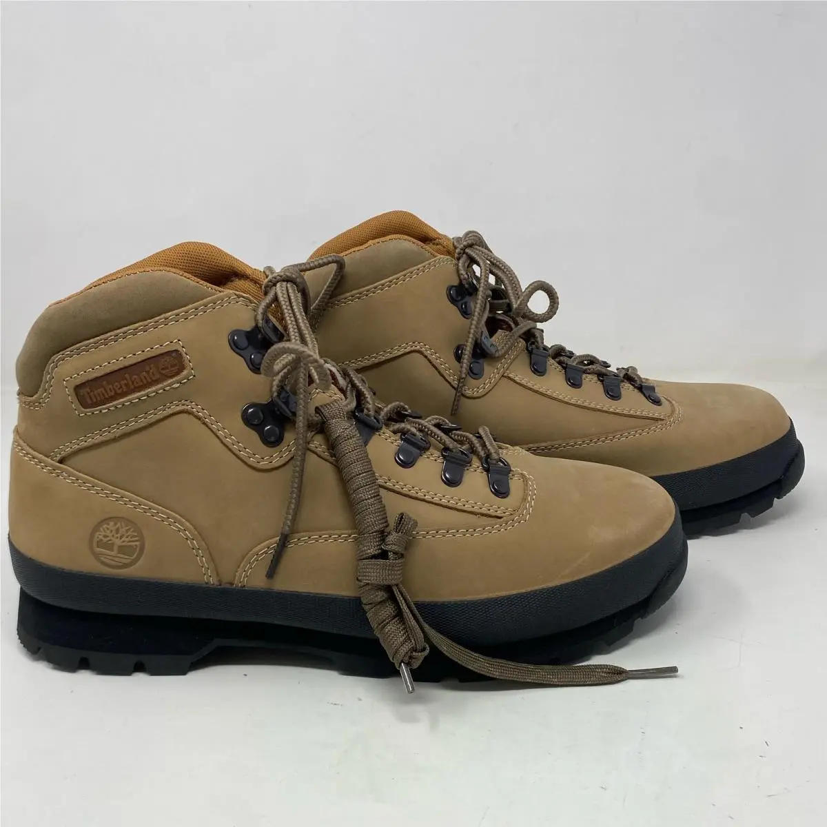 Timberland Euro Hiker Mid Beige Nubuck Men’s 10.5M