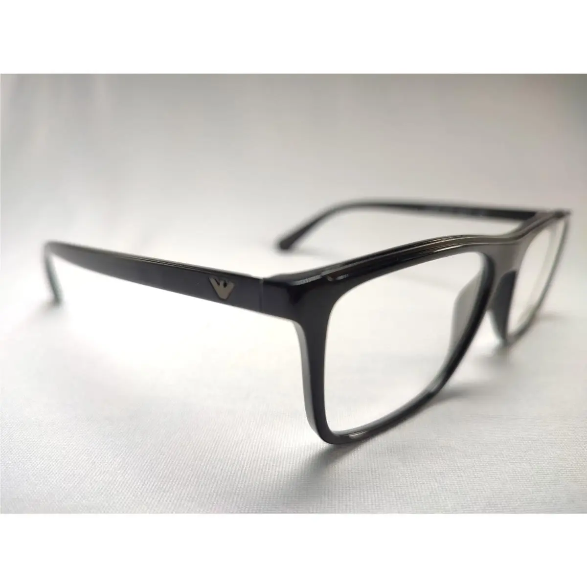 EA3124 5017 Black Acetate Eyeglass Frames 53 17-145 by Emporio Armani