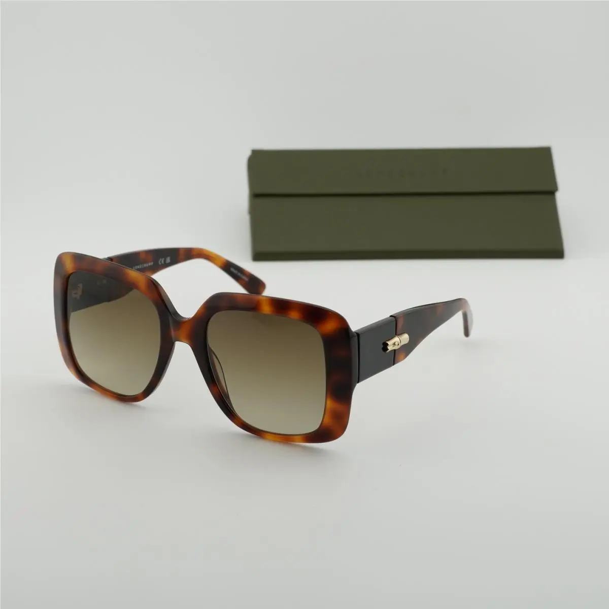 LO713S 230 Havana/brown Gradient 53-20-140 Sunglasses by Longchamp