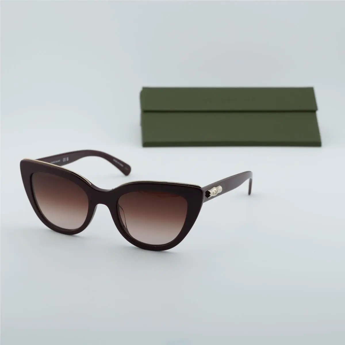 LO686S 604 Burgundy/brown Gradient 51-20-140 Sunglasses by Longchamp