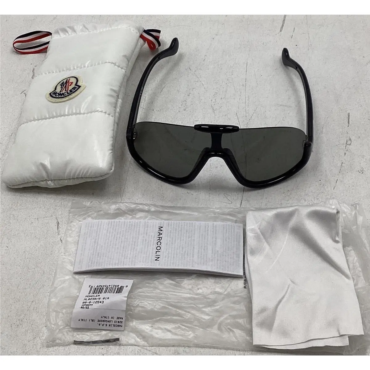Visseur Sunglasses ML0230 01A Black 0mm Unisex by Moncler