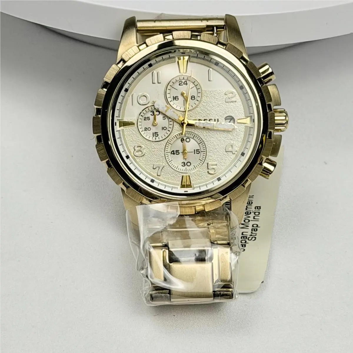 Dean Chronograph Gold Tone Stainless Steel Watch FS4867IE by Fossil