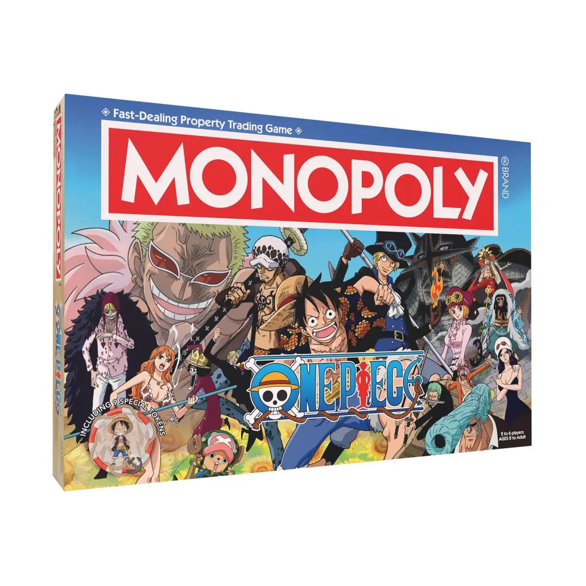 Monopoly: One Piece - Strategy Board Game Ages 8+ Manga Anime