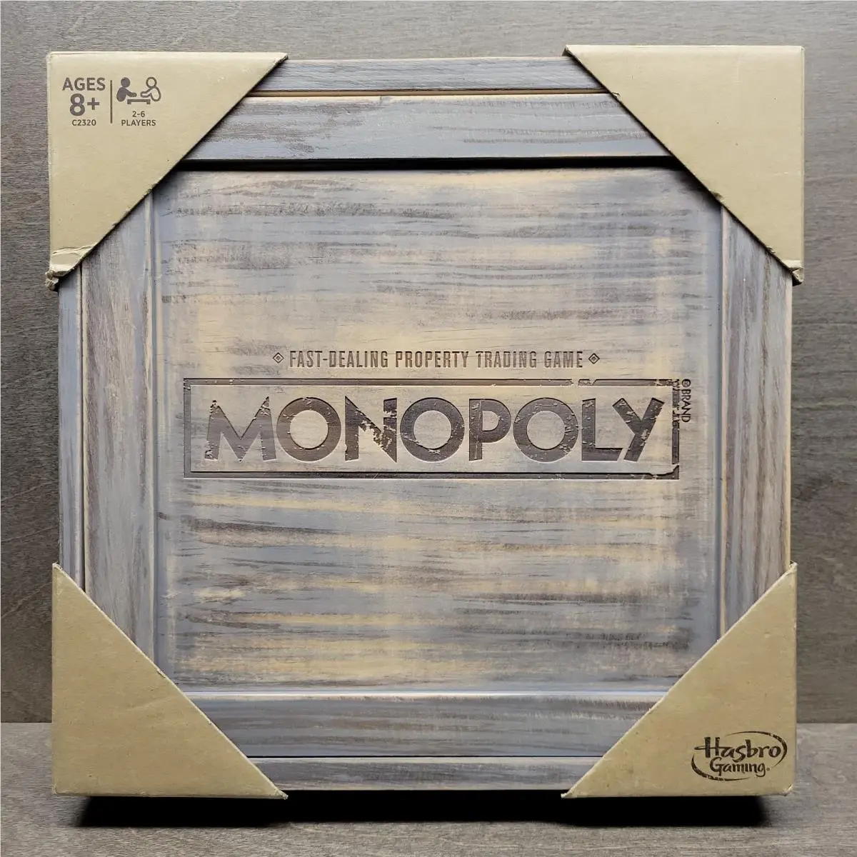 Hasbro Monopoly Rustic Wood Series Wooden Board Game 2017 Target Exclusive