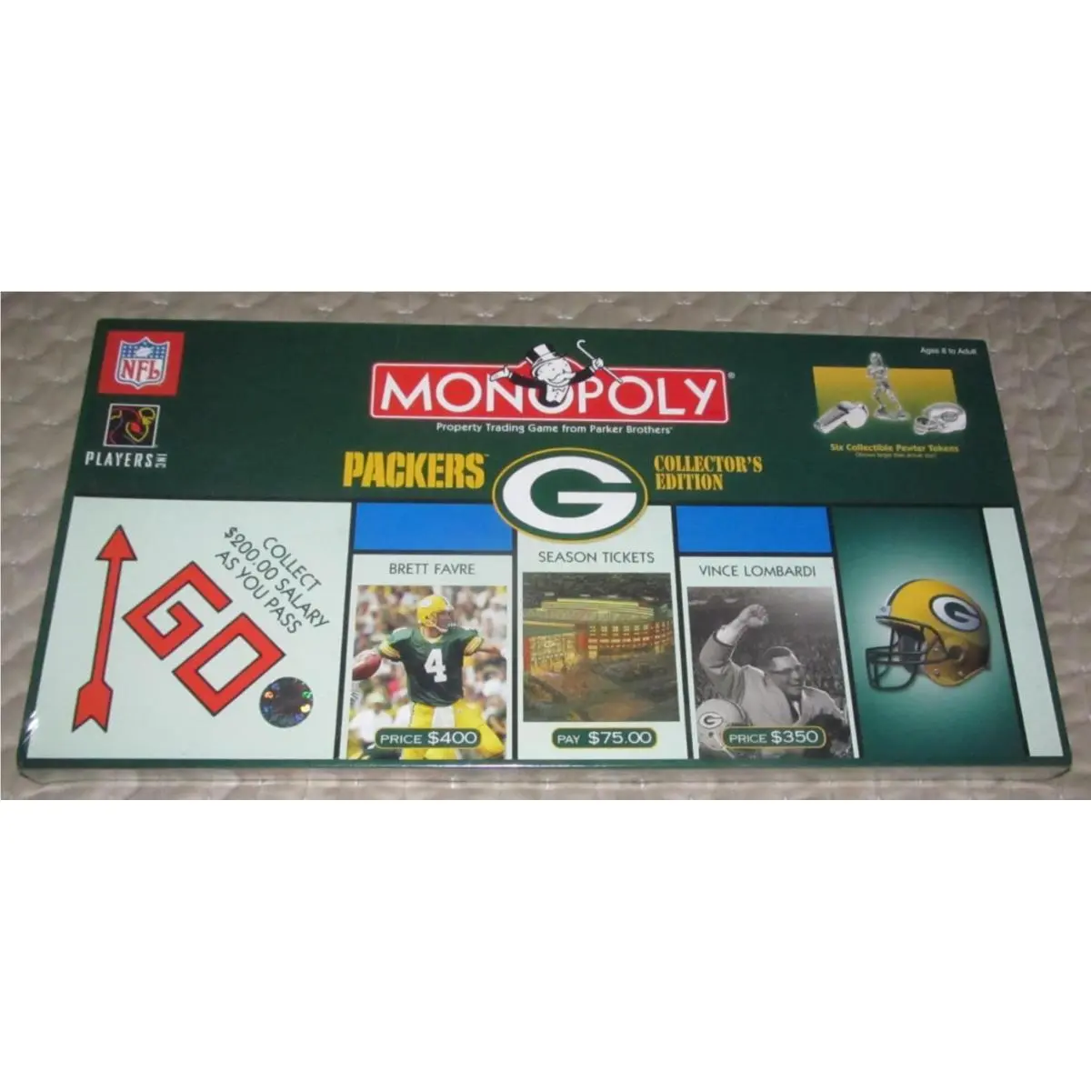 Monopoly Nfl Green Bay Packers Collector`s Edition Board Game 2003