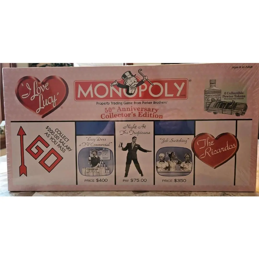 Monopoly I Love Lucy 50th Anniversary Collector`s Edition Board Game Read
