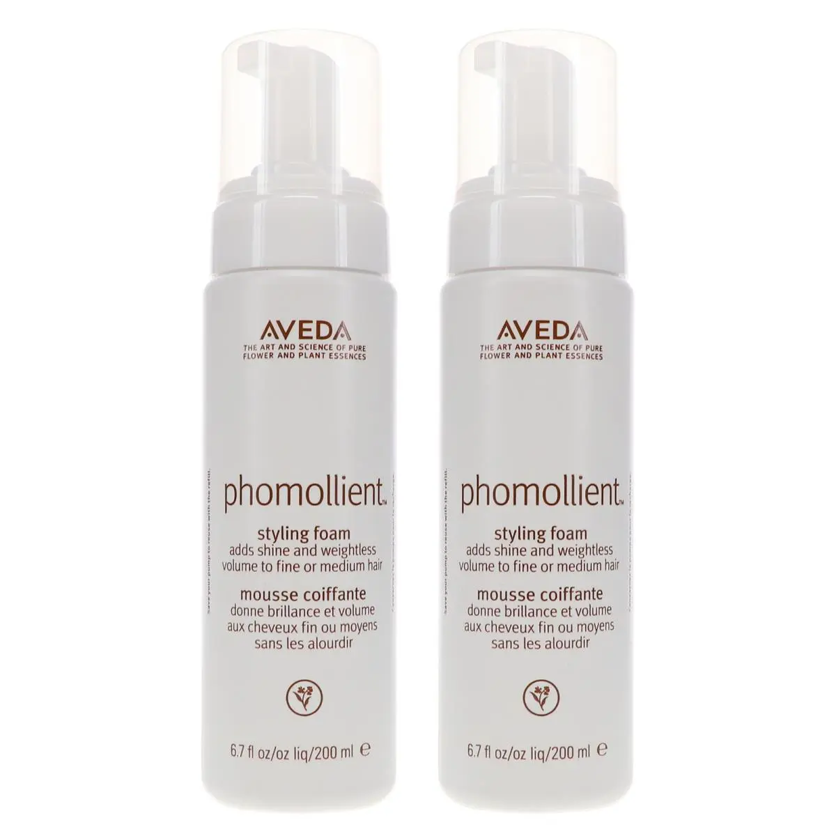 Aveda Phomollient Styling Foam 6.7 oz 2 Pack