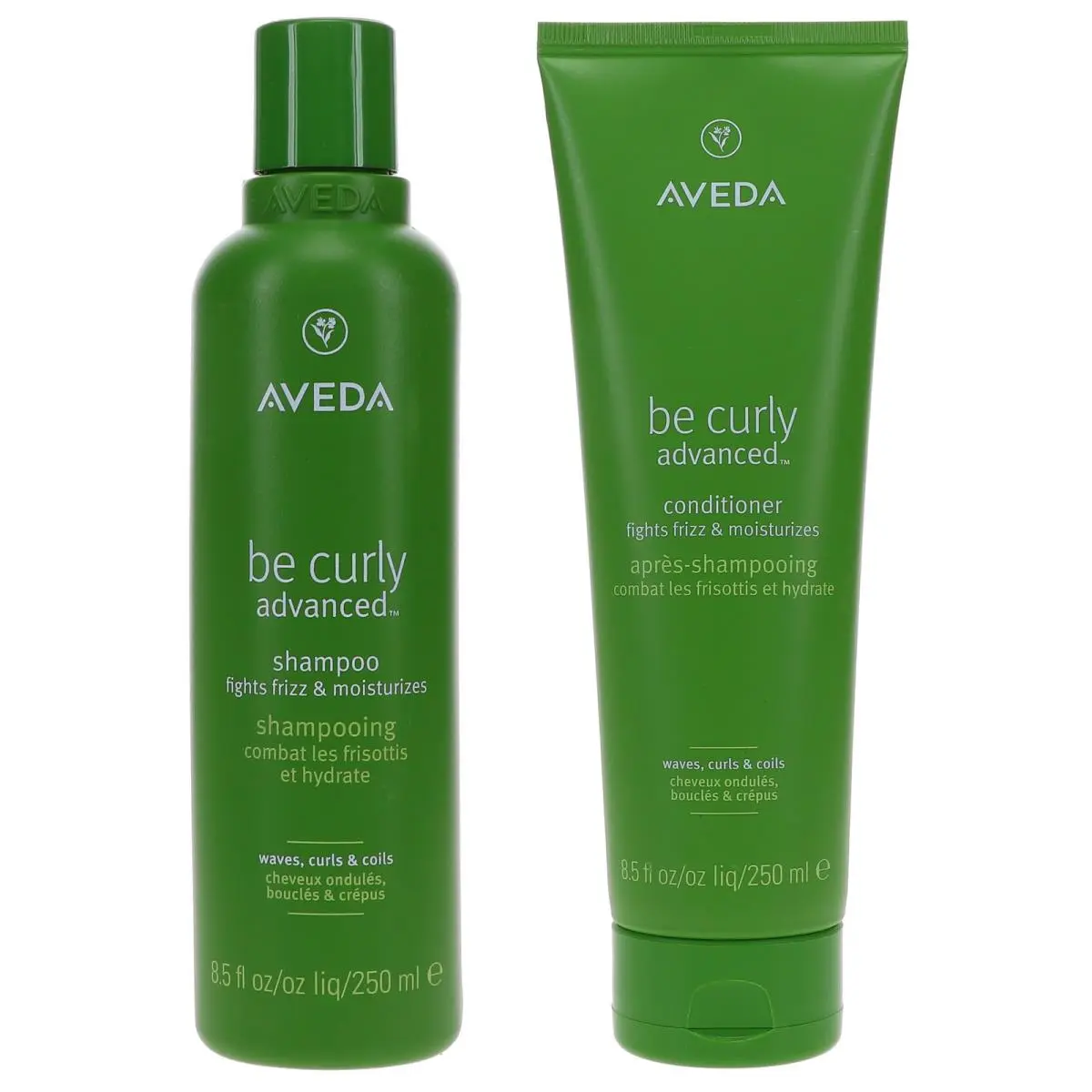 Aveda Be Curly Advanced Shampoo 8.5 oz Conditioner 8.5 oz Combo Pack