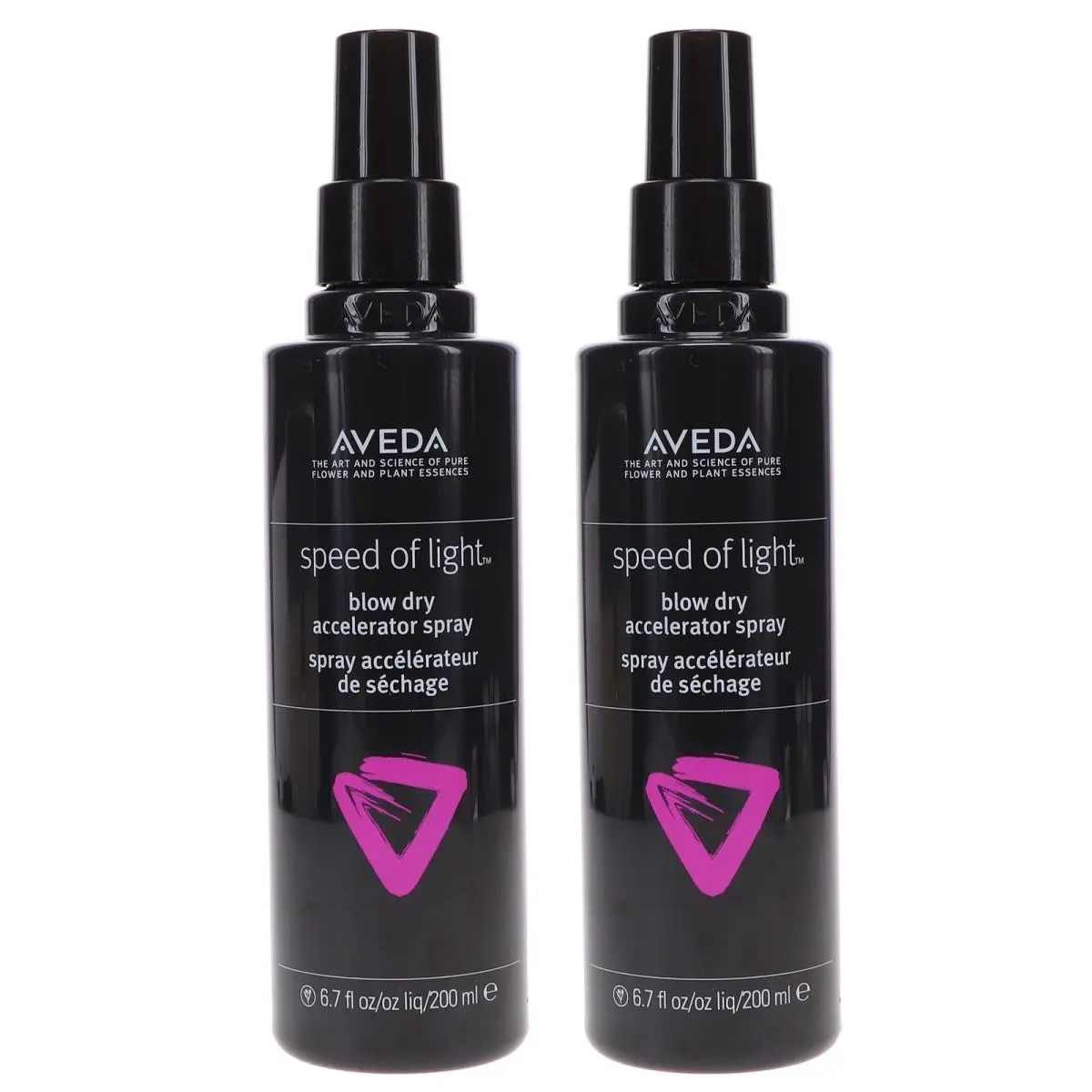Aveda Speed of Light Blow Dry Accelerator Spray 6.7 oz 2 Pack