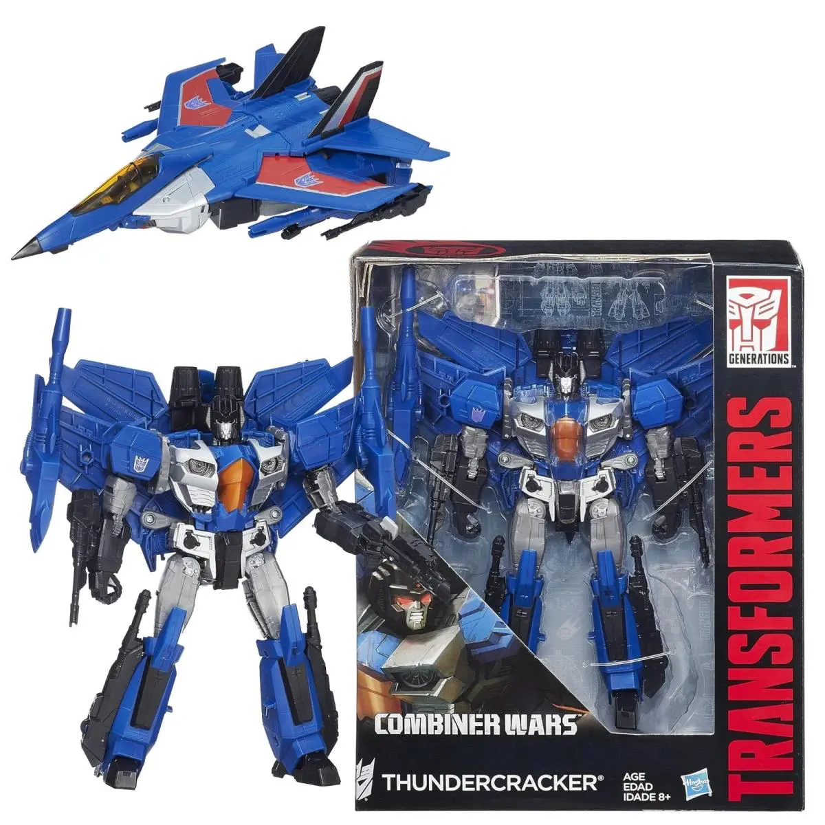 Transformers Generations Leader Class Combiner Wars Thundercracker Action Figure