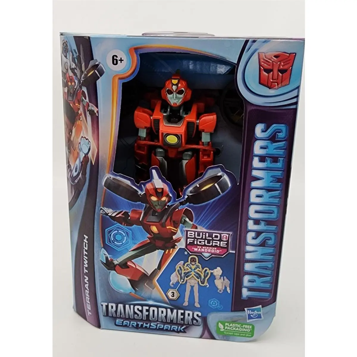 Hasbro Transformers Animated Earthspark Deluxe Terran Twitch Action Figure Htf