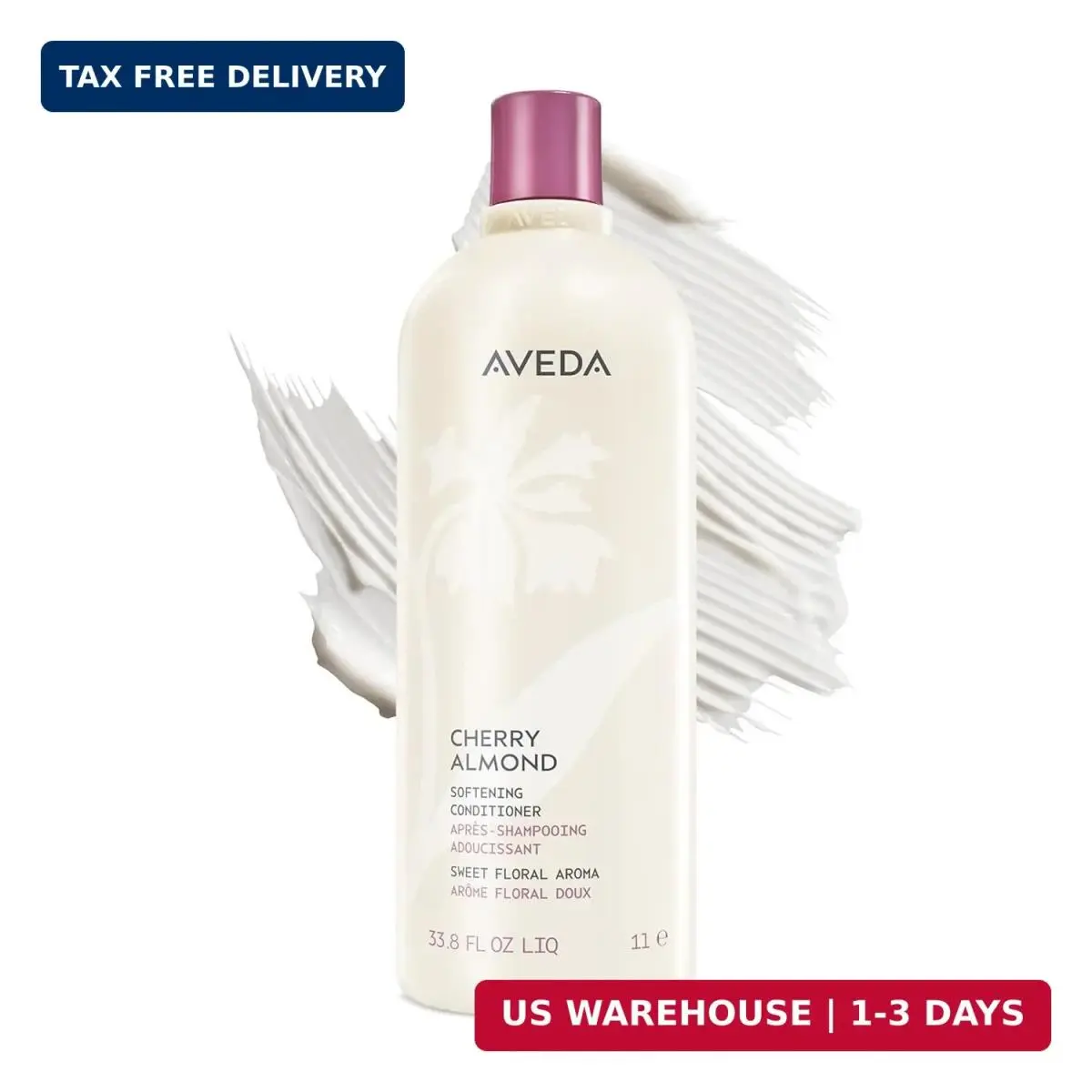 Cherry Almond Softening Conditioner For Normal to Dry Hair 98% Natural by Aveda