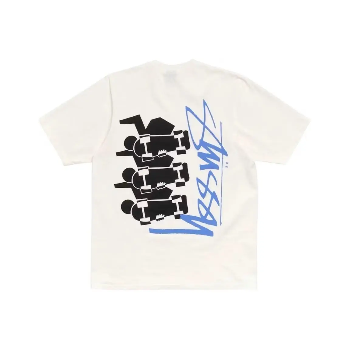 Skate Stack Pig Dyed Tee Natural T-shirt S M L by Stussy