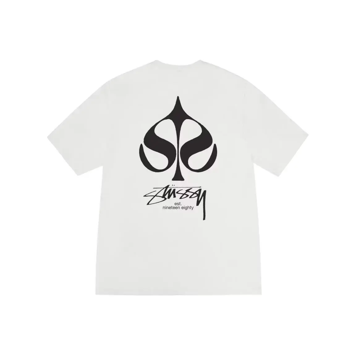 Spade Pig Dyed Tee Cream T-shirt S M L XL by Stussy