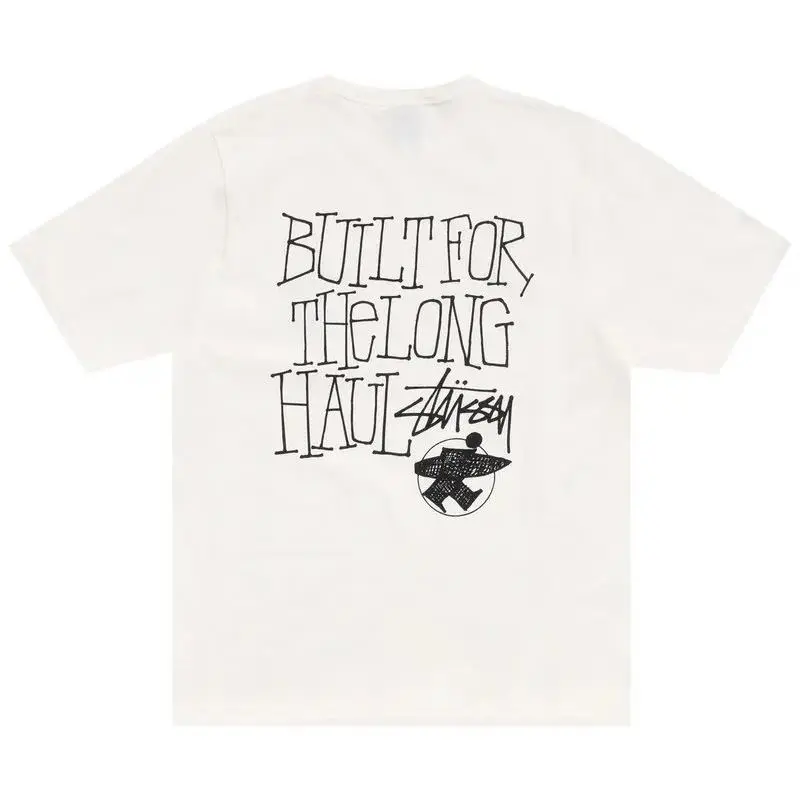 Long Haul Pig Dyed Natural Tee T-shirt S M L XL by Stussy