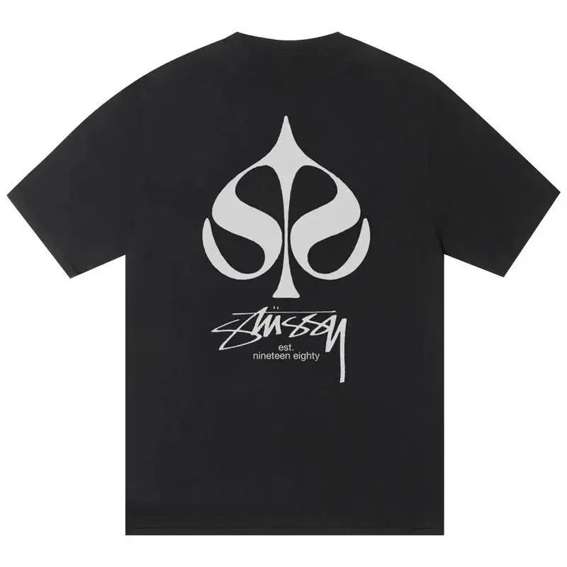 Spade Pig Dyed Tee Black T-shirt S M L XL by Stussy