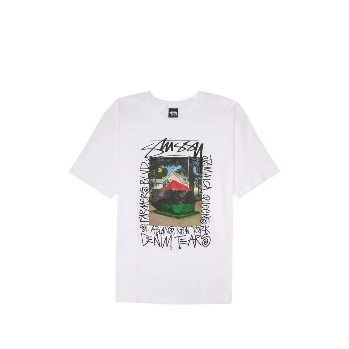 X Denim Tears Farmers Blvd Graphic Tee Mens Size Small by Stussy