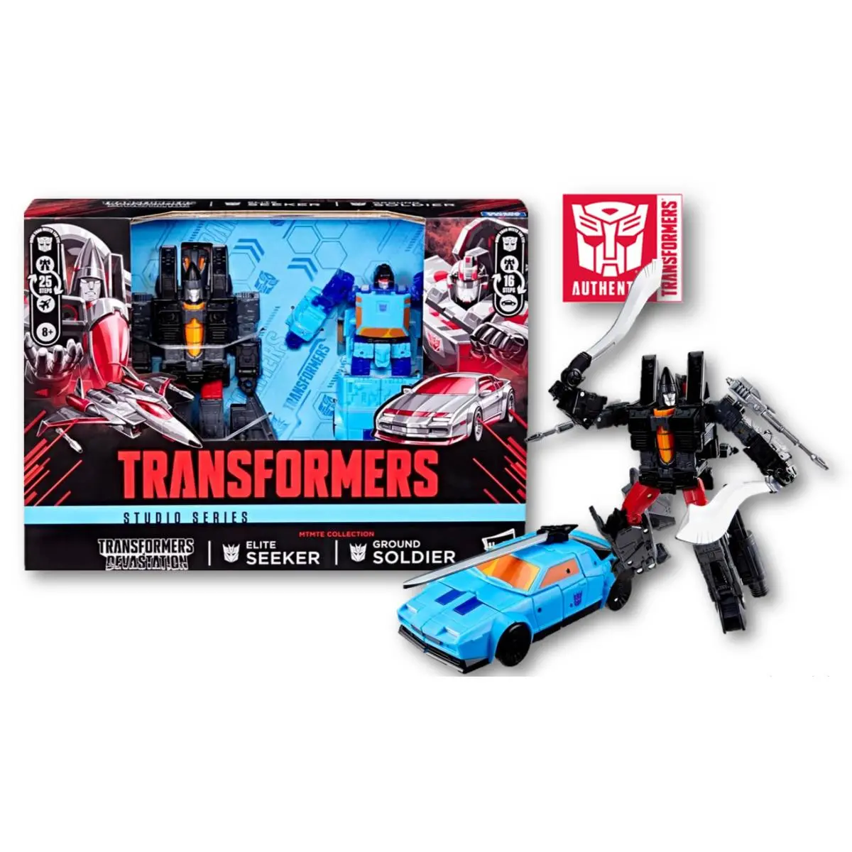 Transformers Studio Series Collection Ground Soldier and Elite Seeker