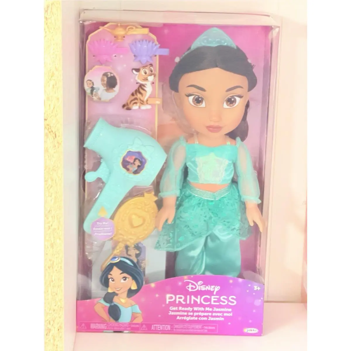 Disney Princess Frozen Get Ready with Me Large Doll and Hair Play Set-jasmine
