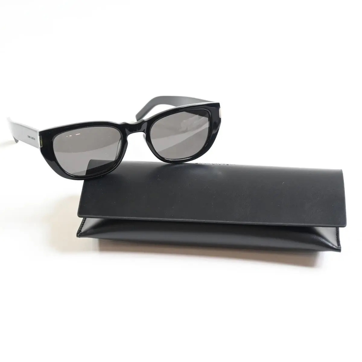 SL-601S 001 Mens Sunglasses Black 51mm by Yves Saint Laurent