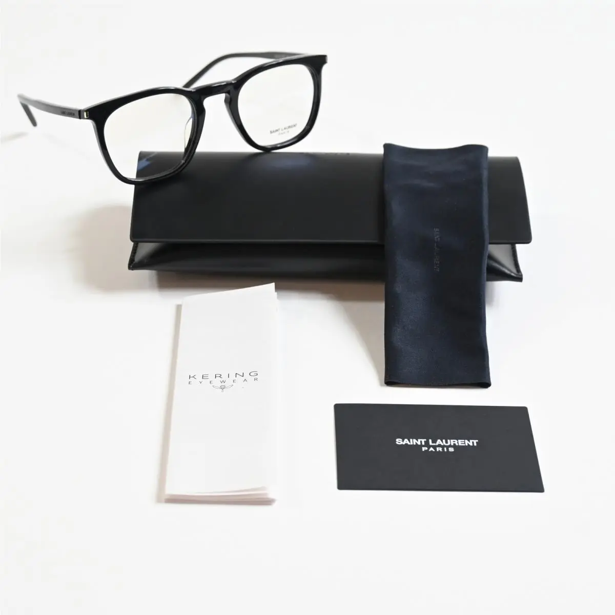 Yves Saint Laurent SL-623O 001 Mens Eyeglasses Black 49mm