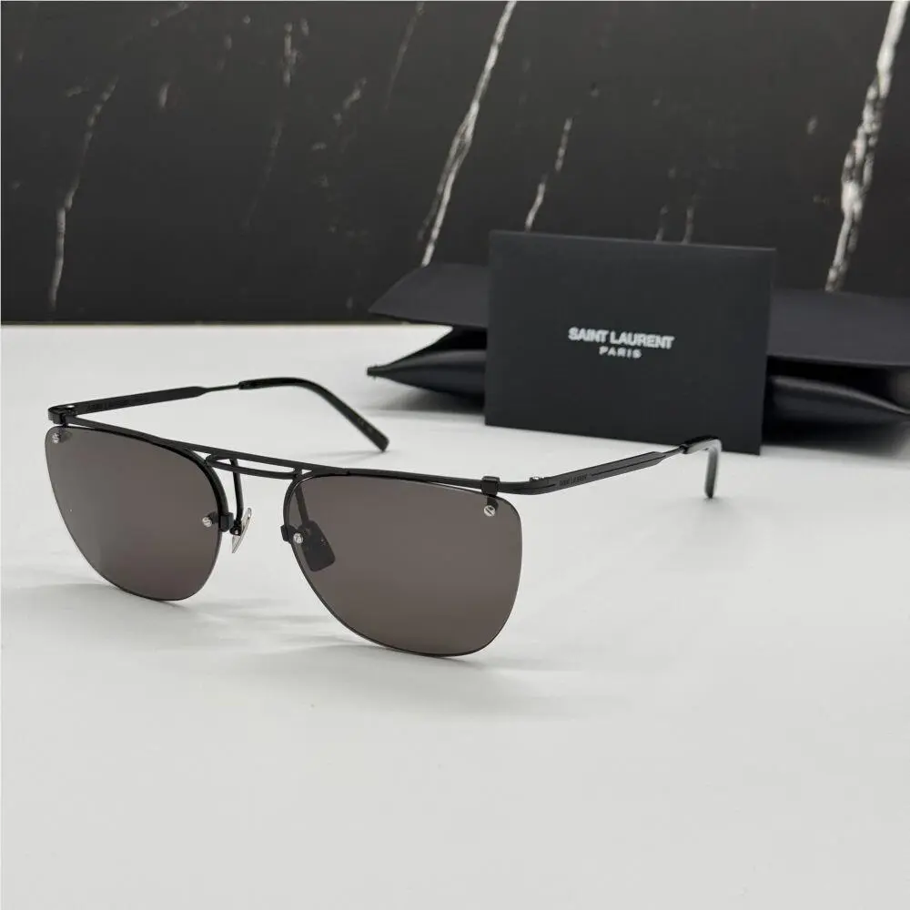 Saint Laurent SL600 001 Black Unisex Sunglasses Saint Laurent SL600 001