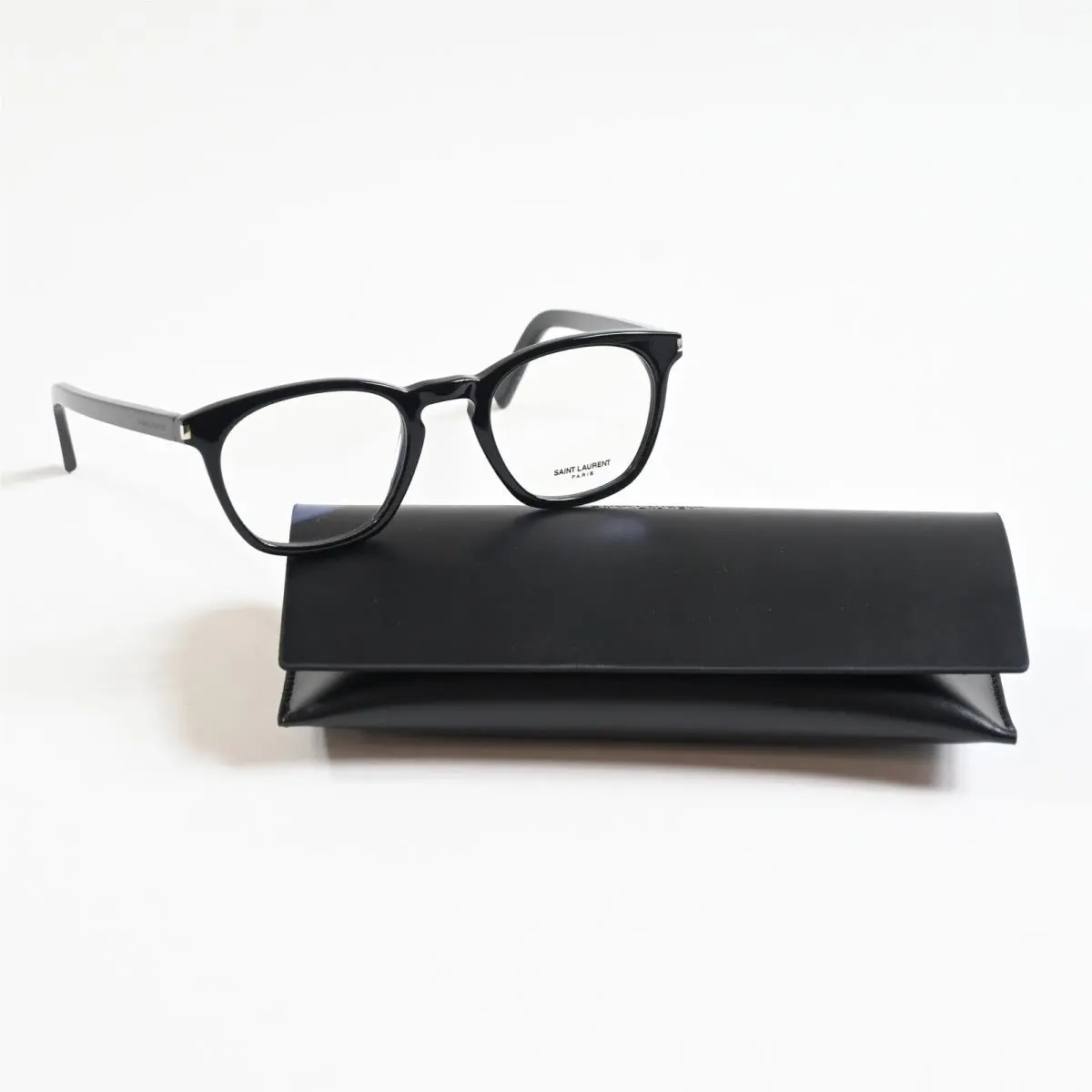 Yves Saint Laurent SL-28O 001 Unisex Eyeglasses Black 50mm