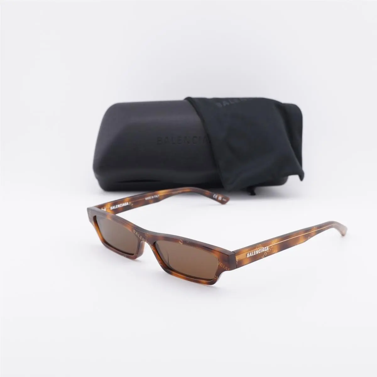 BB0075S 002 Havana/brown 55-16-140 Sunglasses by Balenciaga