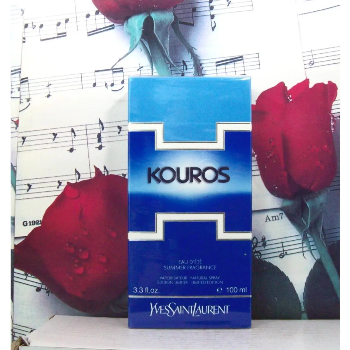 Yves Saint Laurent Kouros Eau D`ete Summer Fragrance Spray 3.3 Oz. Box