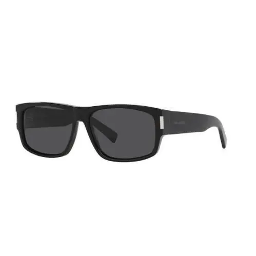 Saint Laurent SL 689 001 Sunglasses Black Grey 59-15-140 Men`s Ysl by Yves Saint Laurent