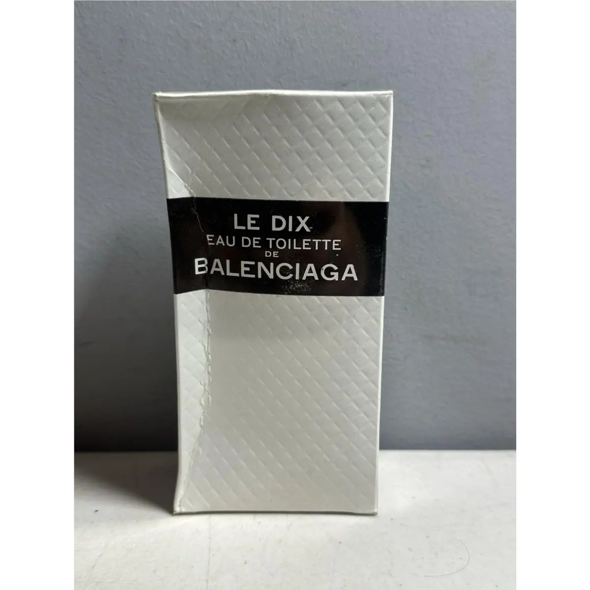 Bottle Le Dix Eau de Toilette Balenciaga Perfume 4 Oz. Full