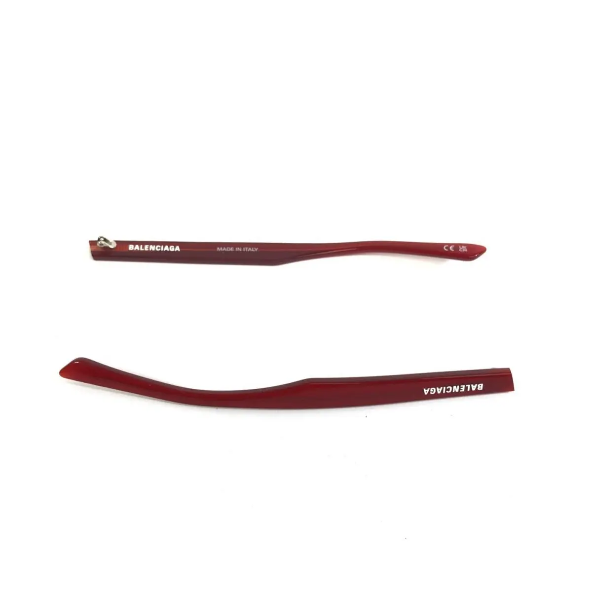 Balenciaga BB0063O 004 Red Eyeglasses Sunglasses Arms Only For Parts